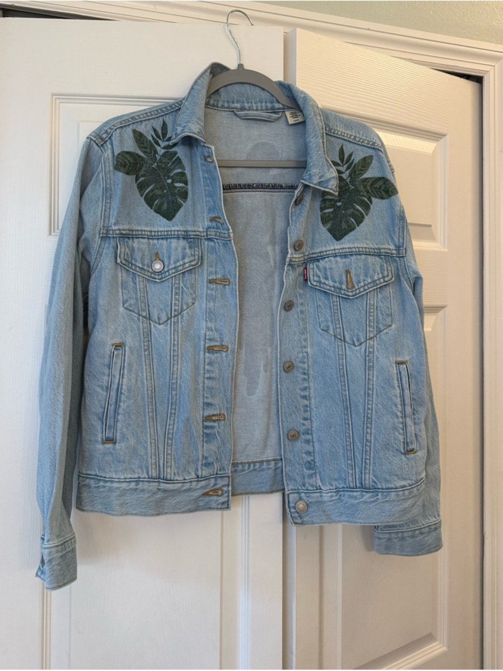 FARM RIO/Levi's Ex Boyfriend Trucker/Jacket S - Picture 5 of 9